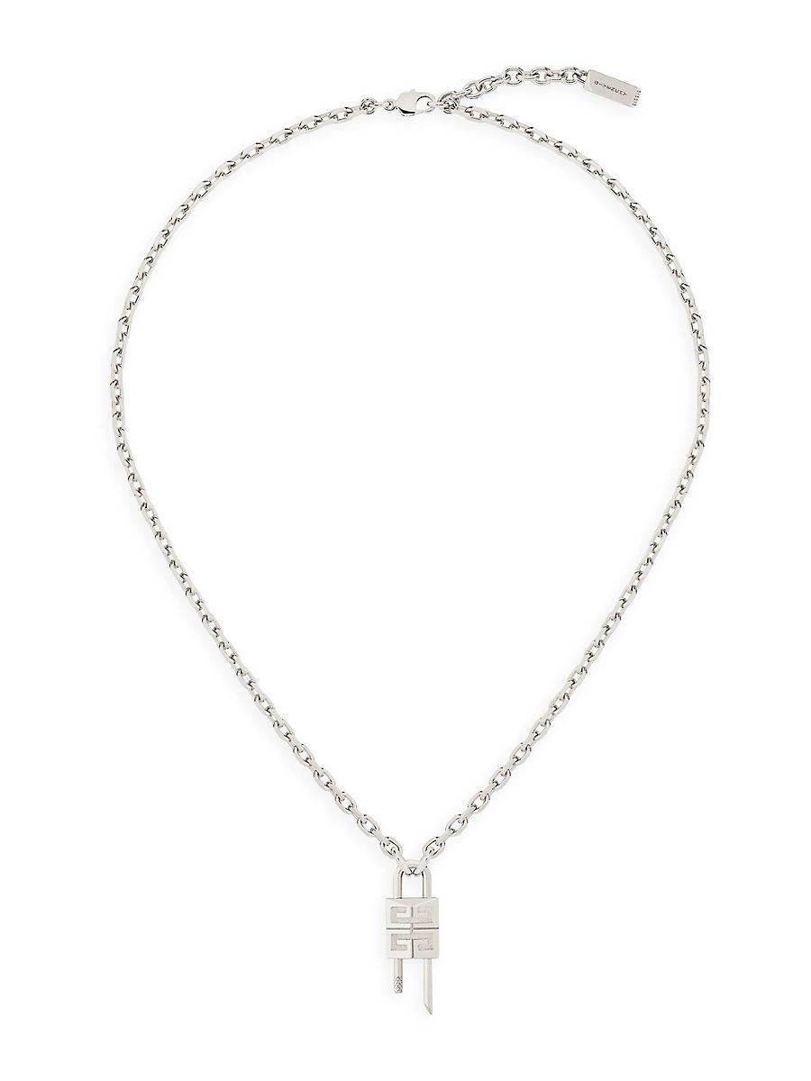 Womens Lock Necklace with 4G Padlock Product Image
