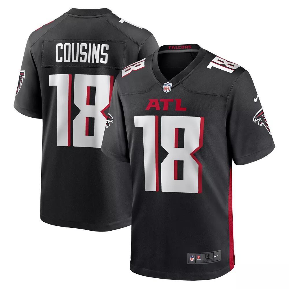 Men's Nike Kirk Cousins Black Atlanta Falcons Game Player Jersey, Size: Medium Product Image
