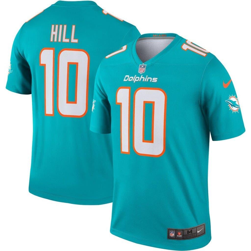 Mens Nike Tyreek Hill Aqua Miami Dolphins Legend Jersey Turquoise A Product Image