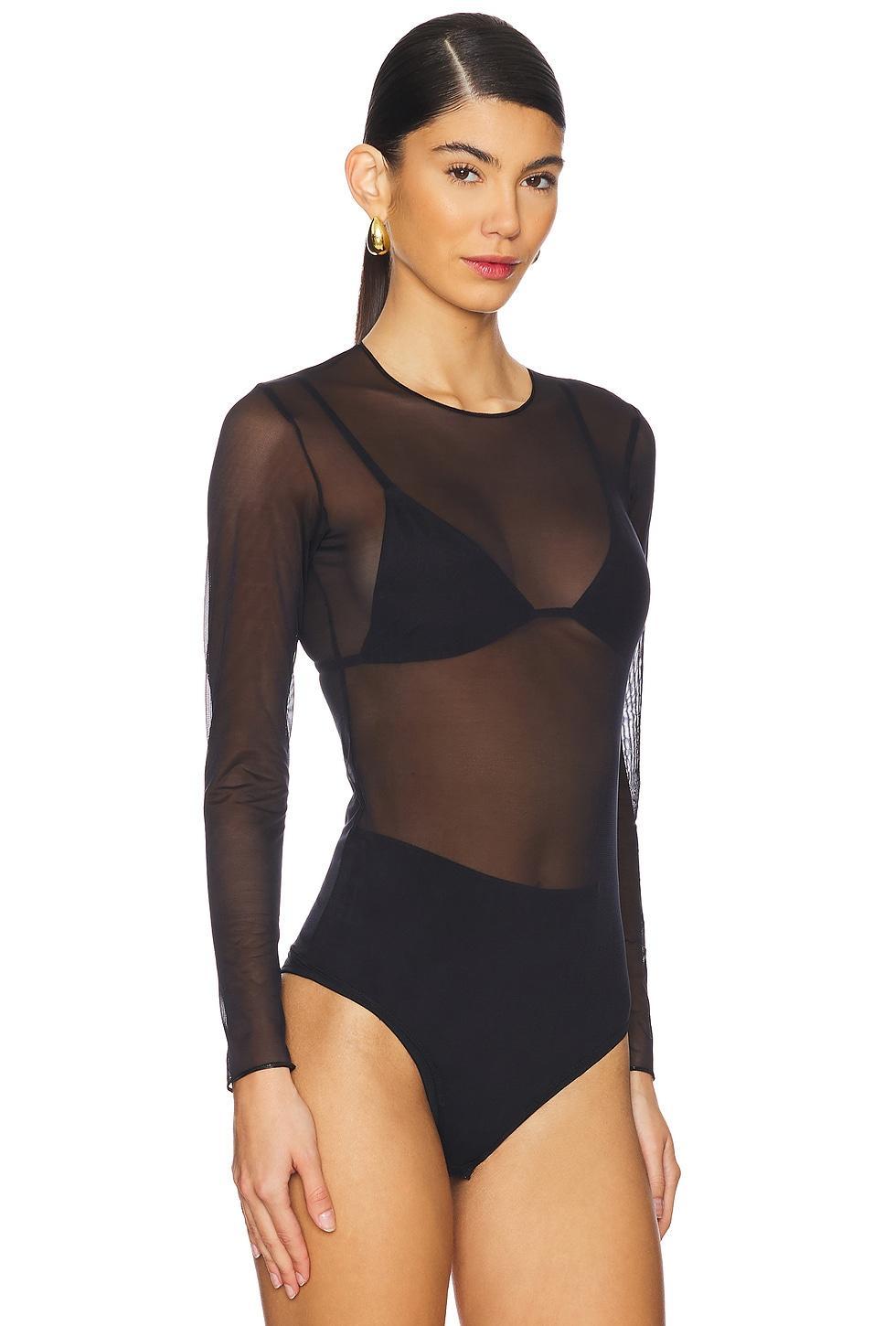 Chic Mesh Bodysuit Commando Product Image