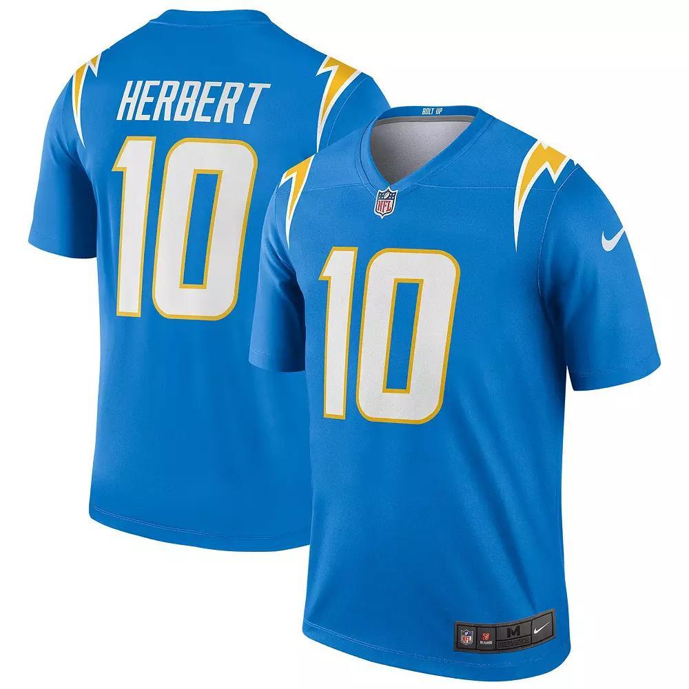 Men's Nike Justin Herbert Powder Blue Los Angeles Chargers Legend Jersey, Size: 2XL, Light Product Image