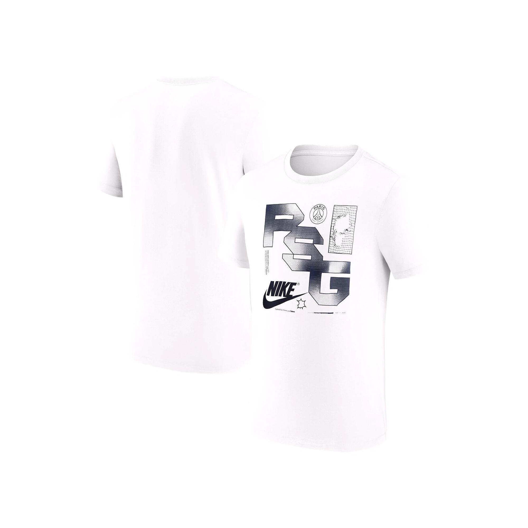 Mens Nike White Paris Saint-Germain Futura T-Shirt Product Image
