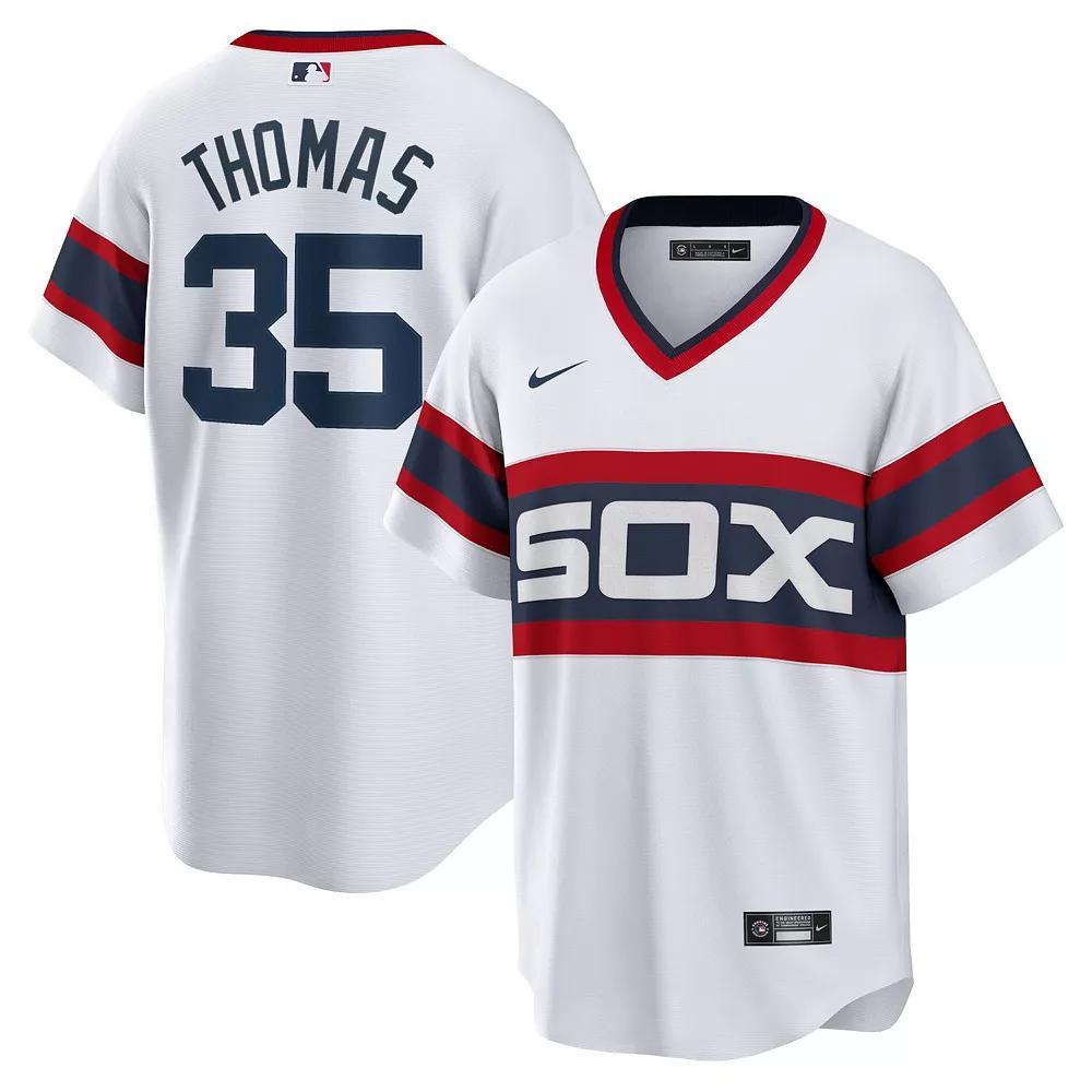 Men's Nike Frank Thomas White Chicago White Sox Home Cooperstown Collection Player Jersey, Size: Large Product Image