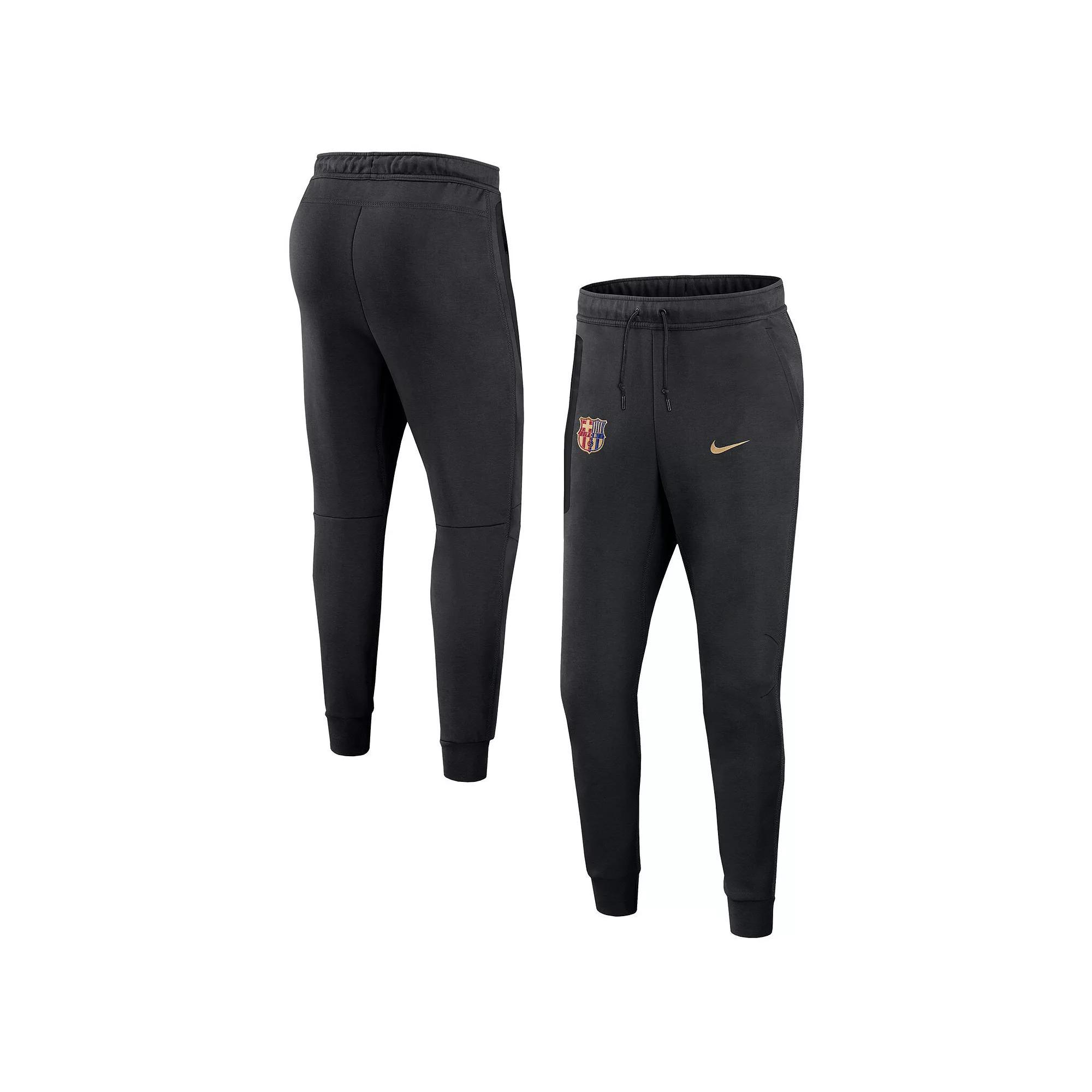 Men's Nike Black Barcelona 2024/25 Tech Fleece Jogger Pants, Size: 3XL, Bar Black Product Image