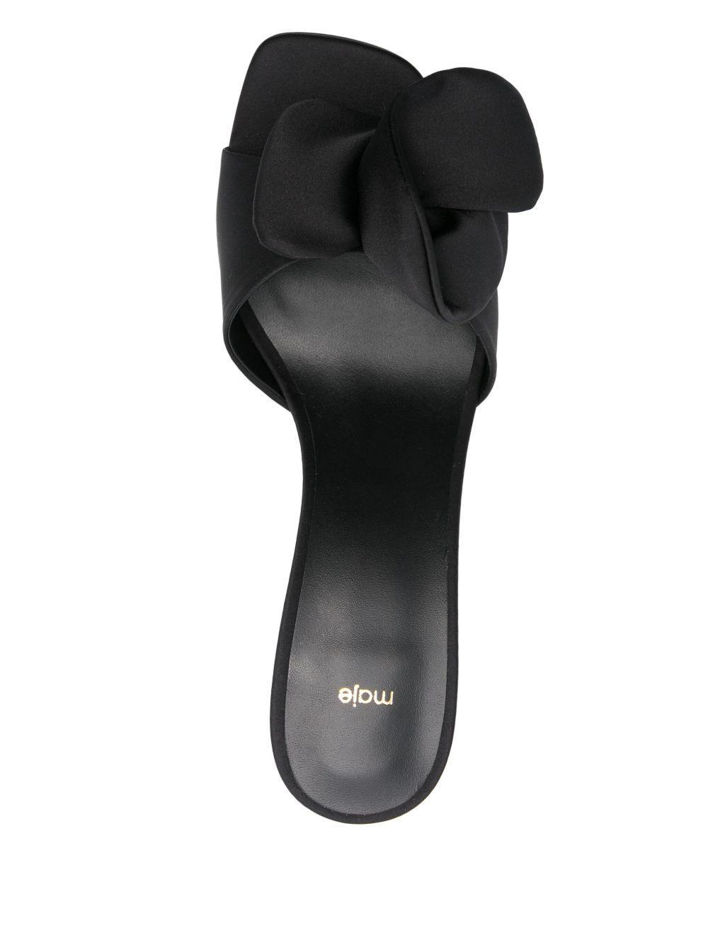 70mm floral-appliqué mules Product Image