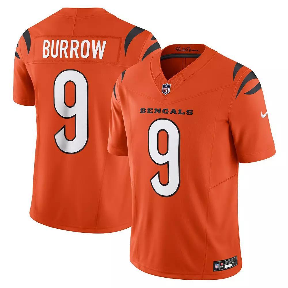 Men's Nike Joe Burrow Orange Cincinnati Bengals Vapor F.U.S.E. Limited Alternate 1 Jersey, Size: XL Product Image