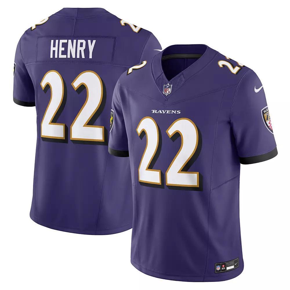Men's Nike Derrick Henry Purple Baltimore Ravens Vapor F.U.S.E. Limited Jersey, Size: Medium Product Image