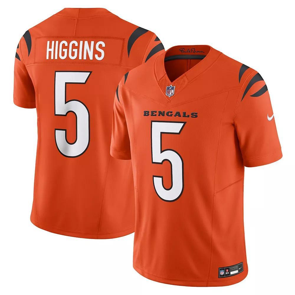 Men's Nike Tee Higgins Orange Cincinnati Bengals Vapor F.U.S.E. Limited Alternate 1 Jersey, Size: XL Product Image