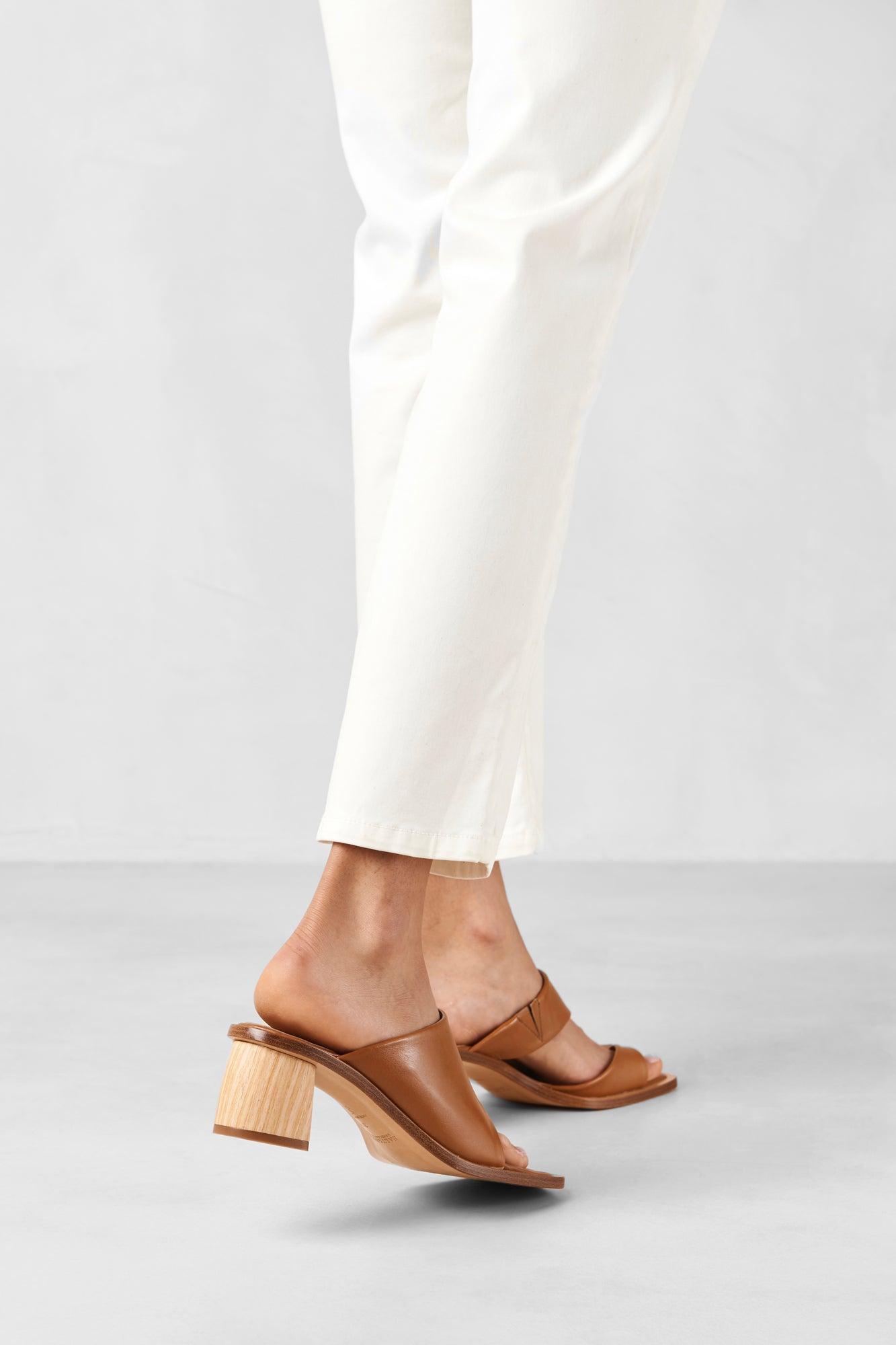 Alohas Josie Leather Sandal - Tan Product Image