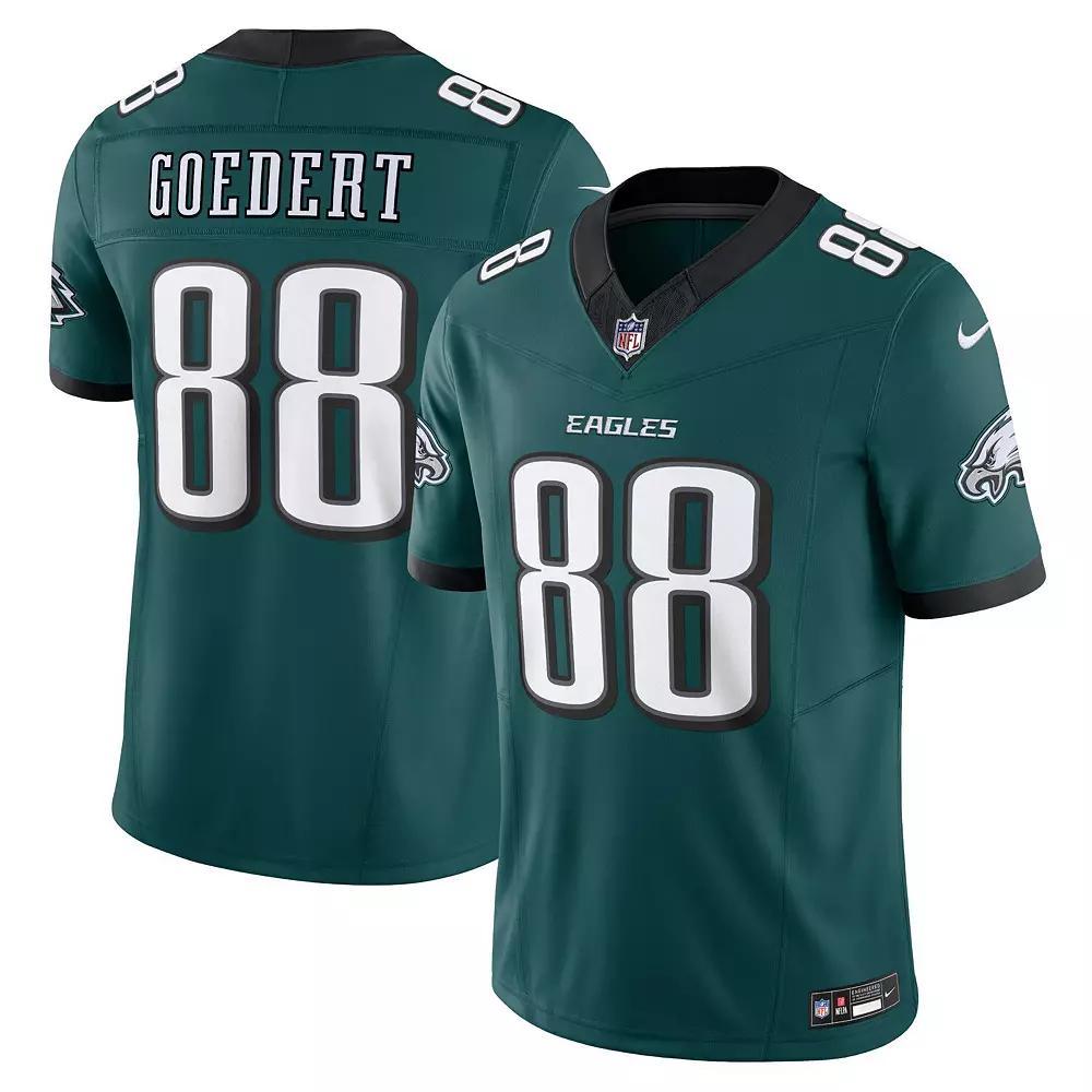 Men's Nike Dallas Goedert Midnight Green Philadelphia Eagles Vapor F.U.S.E. Limited Jersey, Size: Large Product Image