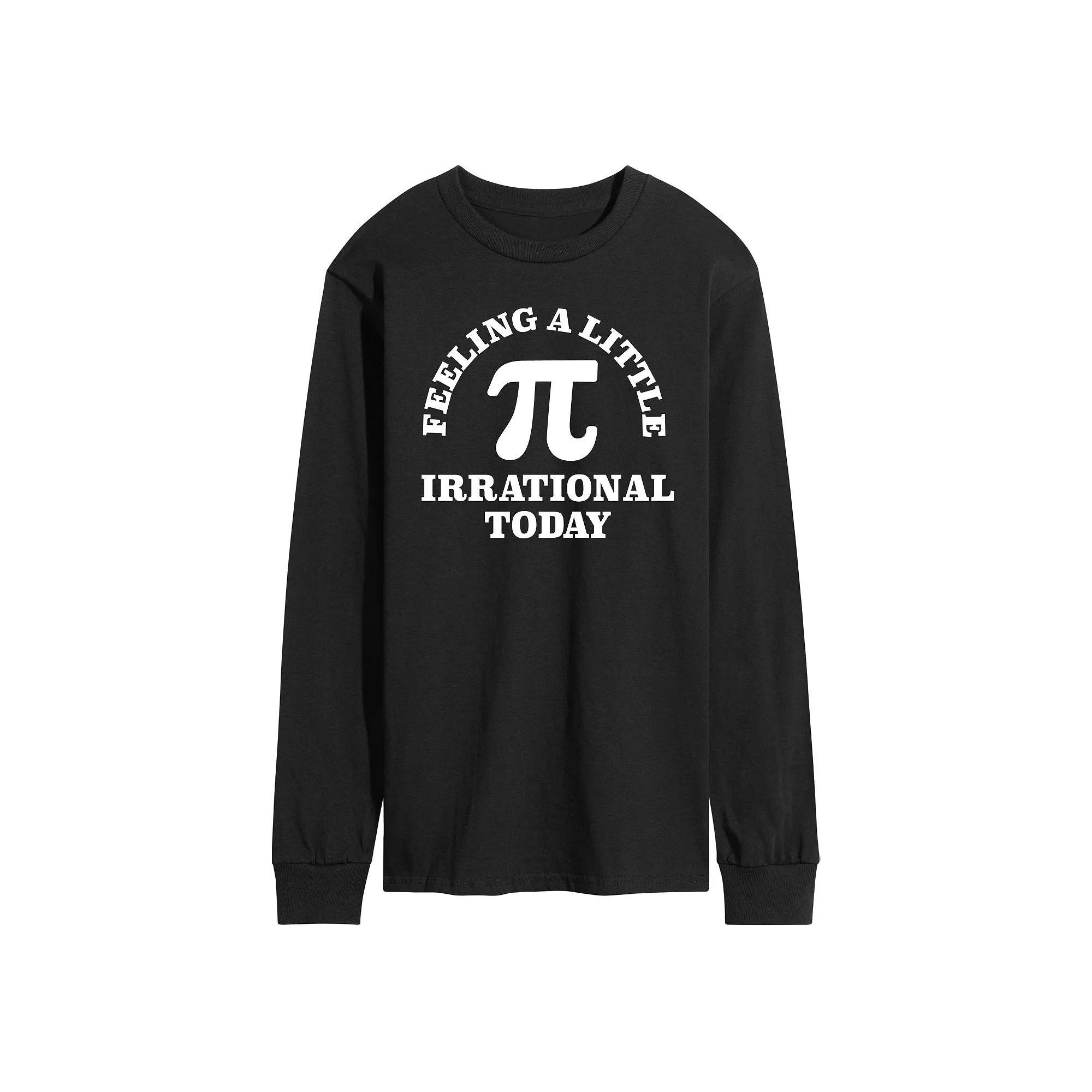 Mens Lake Time Long Sleeve Tee Blue Product Image