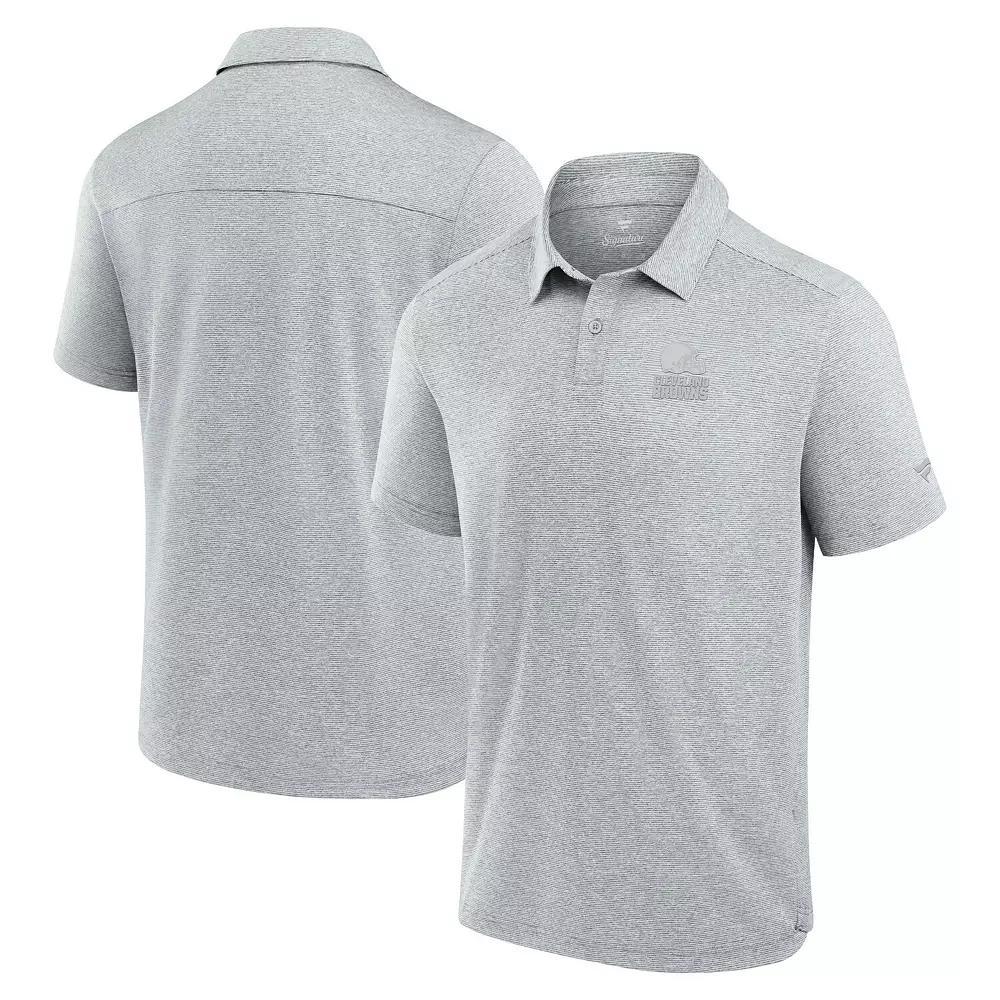 Men's Fanatics Signature Gray Miami Dolphins Front Office Tech Polo Shirt, Size: 4XL, Grey Product Image