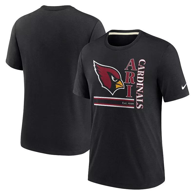 Men's Nike Crimson Alabama Crimson Tide Arch Over Logo Tri-Blend T-Shirt, Size: 2XL, Red Product Image
