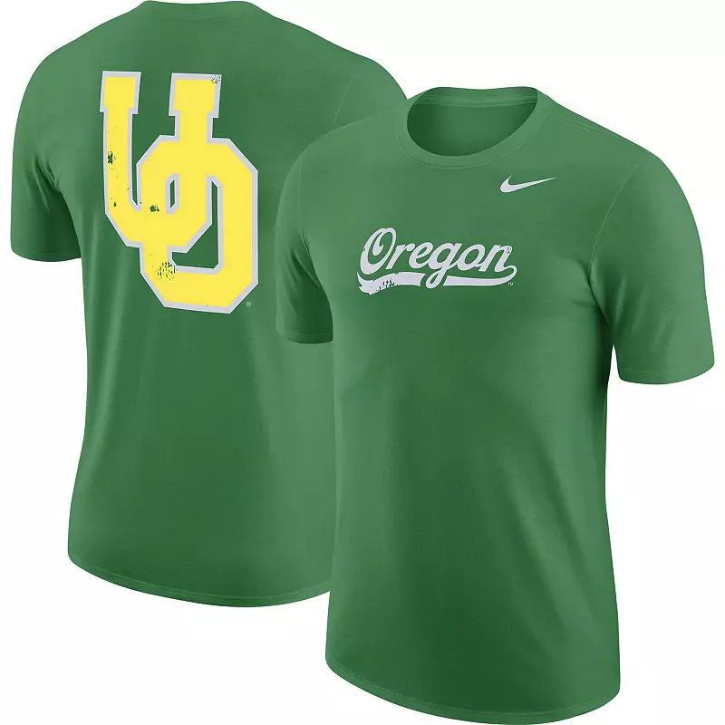 Mens Nike Oregon Ducks Distressed Print Cotton Vault T-Shirt Product Image