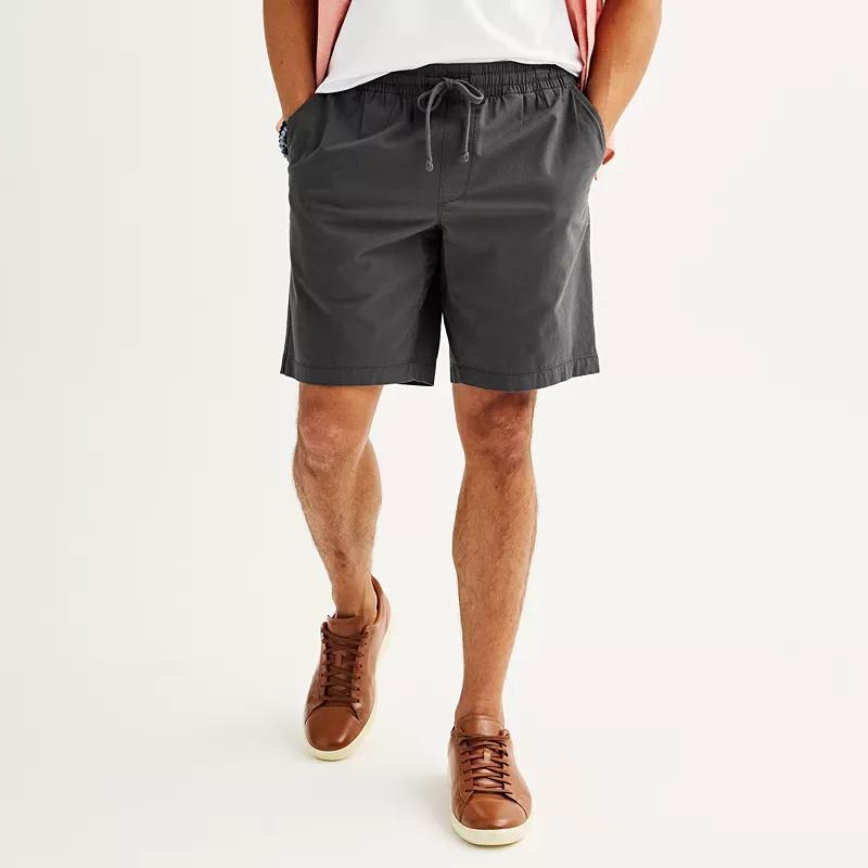 Men's Sonoma Goods For Life® 9" Everyday Pull-On Shorts, Size: Small 9 INCH, Alloy Product Image