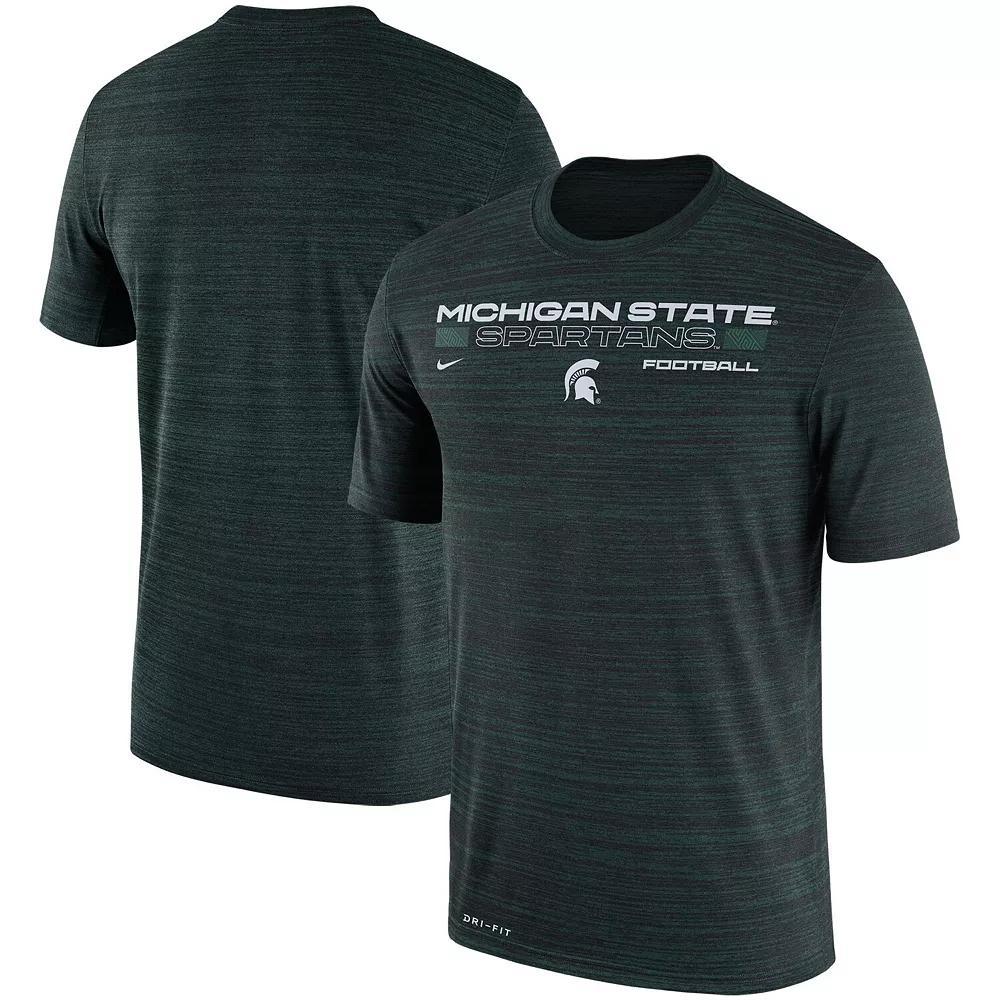 Men's Nike Green Michigan State Spartans Team Velocity Legend Performance T-Shirt, Size: Large Product Image