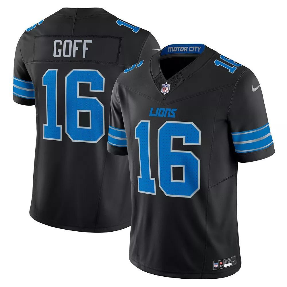 Men's Nike Jared Goff Black Detroit Lions Vapor F.U.S.E. Limited Jersey, Size: XL Product Image