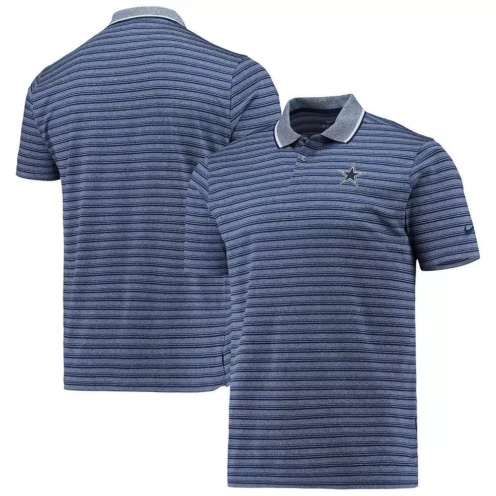 Mens Nike Golf Dallas Cowboys Vapor Performance Polo Blue Product Image