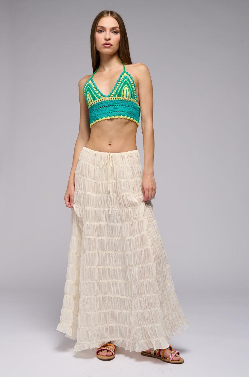 JUST KEEP GOIN MAXI SKIRT Product Image