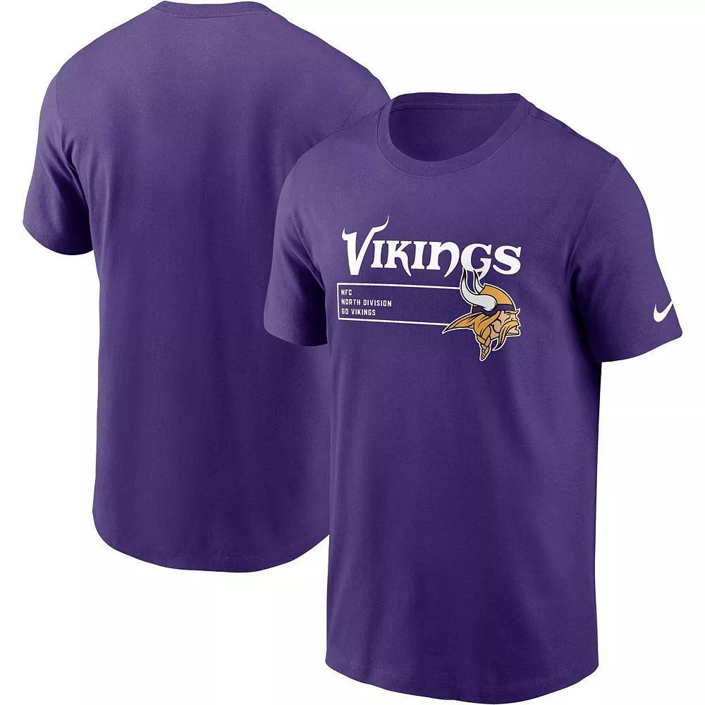 Men's Nike Purple Minnesota Vikings Division Essential T-Shirt, Size: Large Product Image