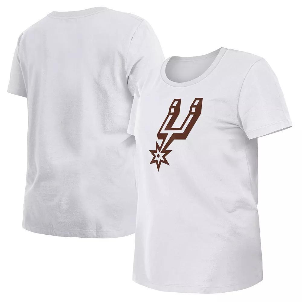 Women's New Era White San Antonio Spurs 2023/24 City Edition T-Shirt, Size: Medium Product Image
