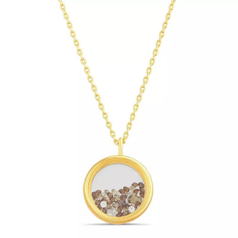 Paige Harper Color Therapy Gold Tone Cubic Zirconia Shaker Necklace, Women's, Size: 16+3" Product Image