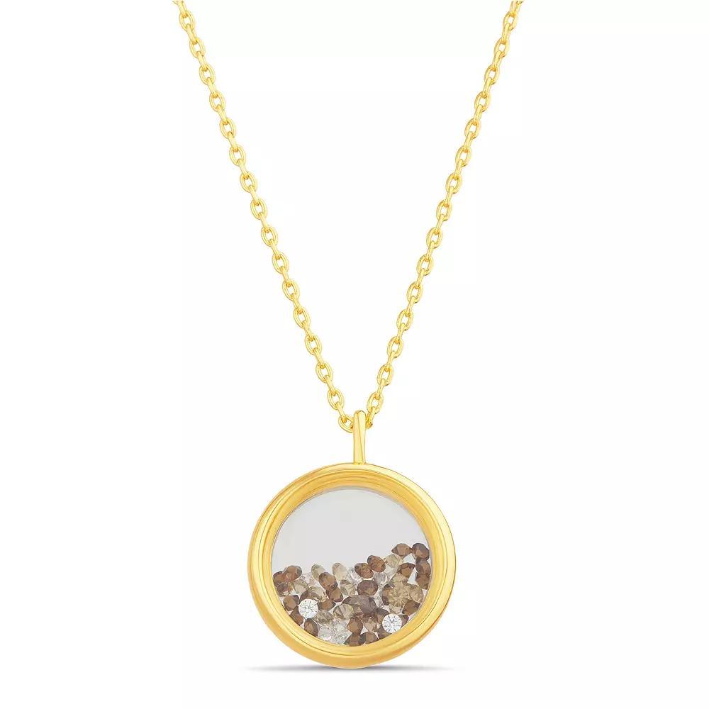 Paige Harper Color Therapy Gold Tone Cubic Zirconia Shaker Necklace, Women's, Size: 16+3" Product Image