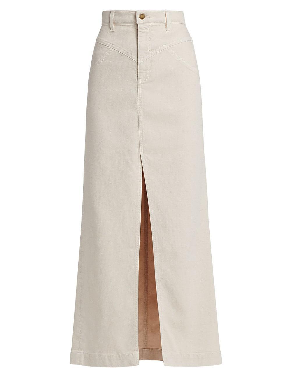 Womens Xavier Denim Maxi Skirt Product Image