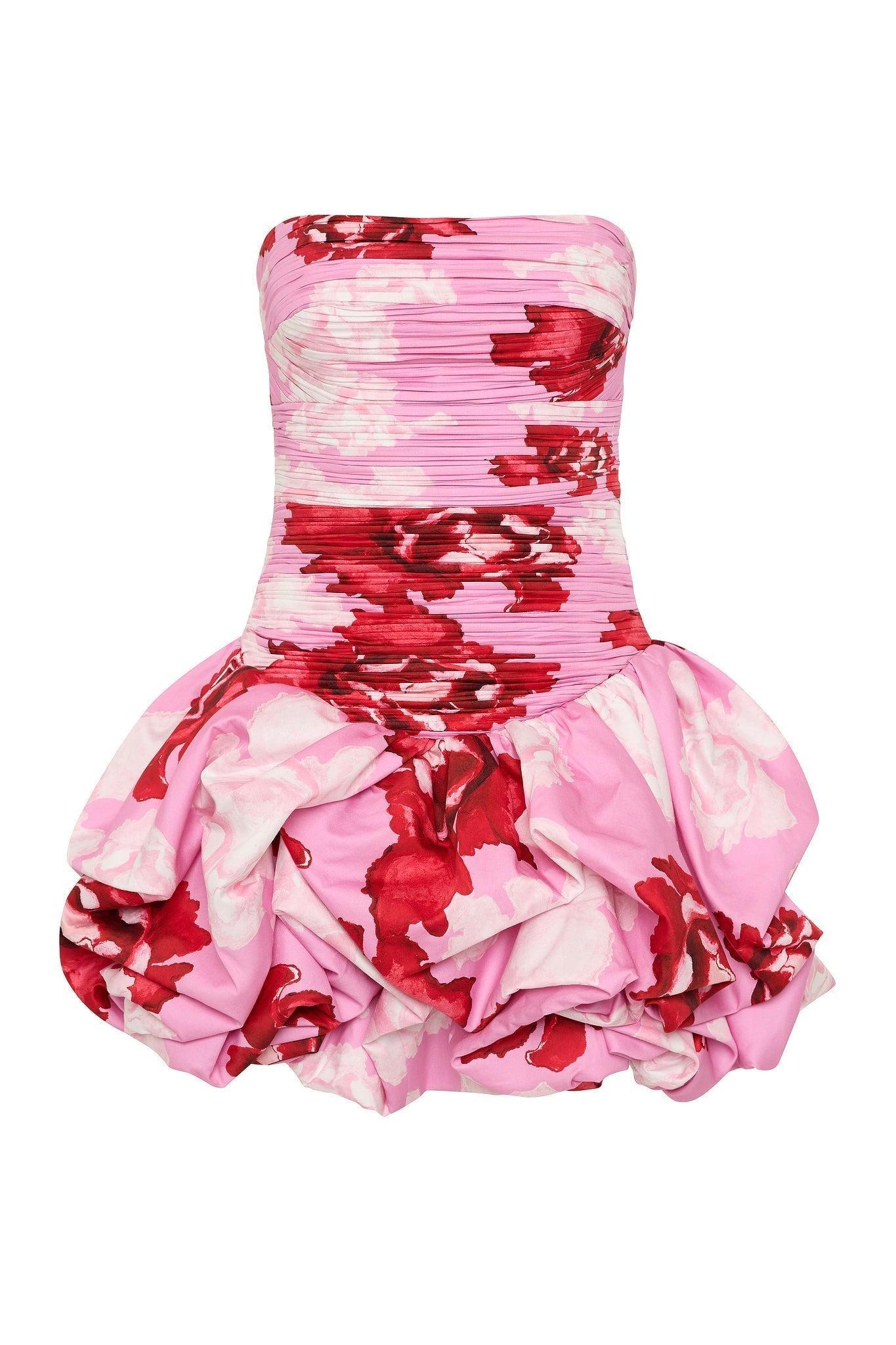 Violette Bubble Hem Mini Dress Product Image