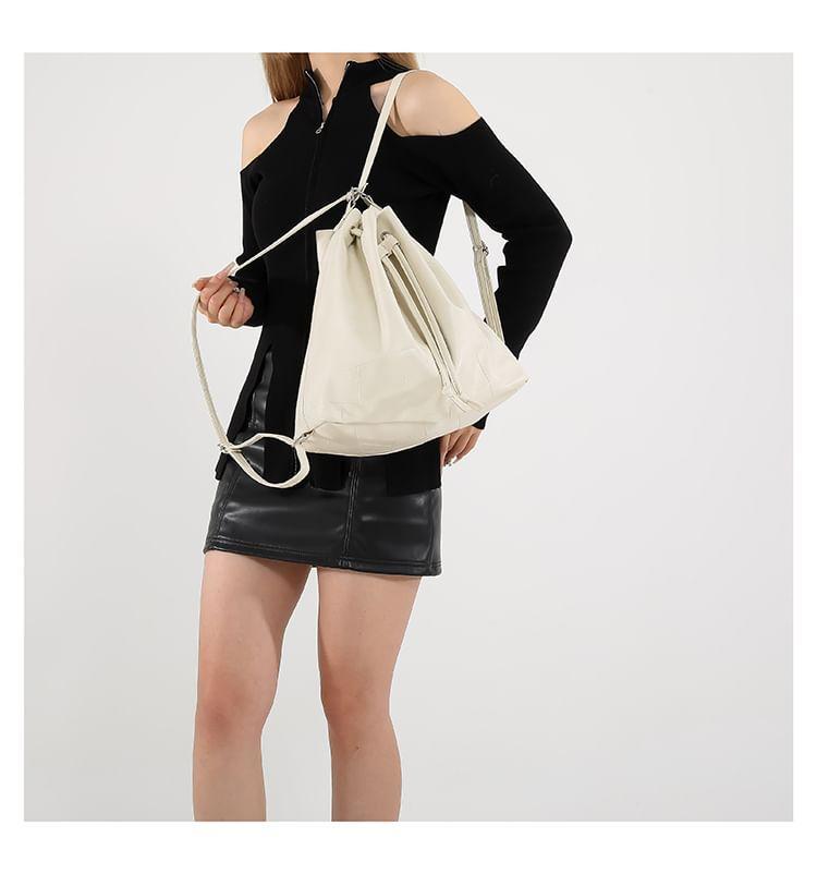 Faux Leather Metallic Tote Bag Product Image