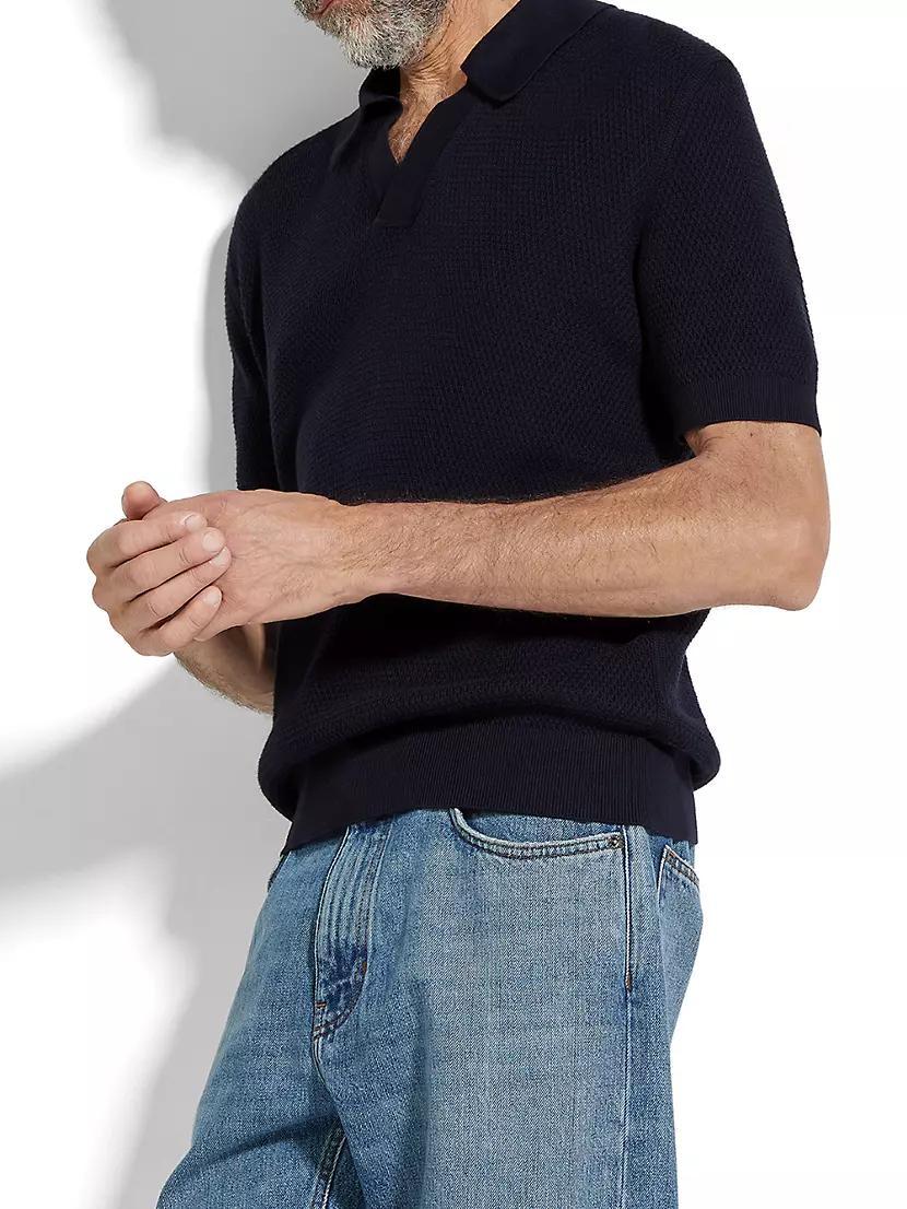 Polo Ribbed Hem Shirt Product Image