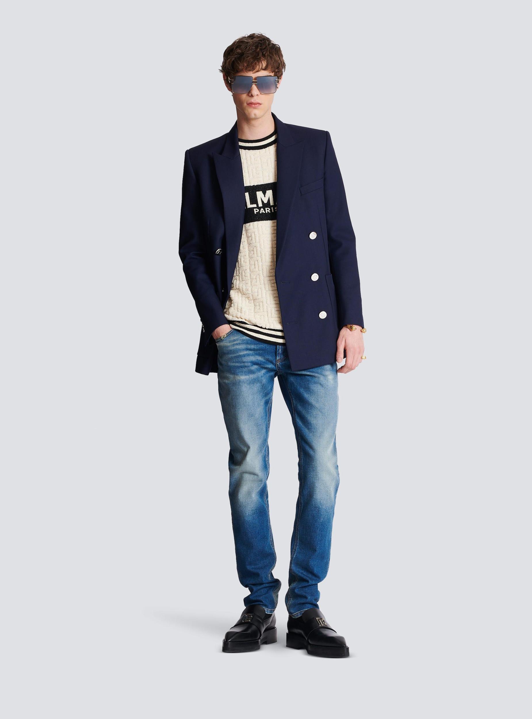 Balmain cotton terry T-shirt Product Image