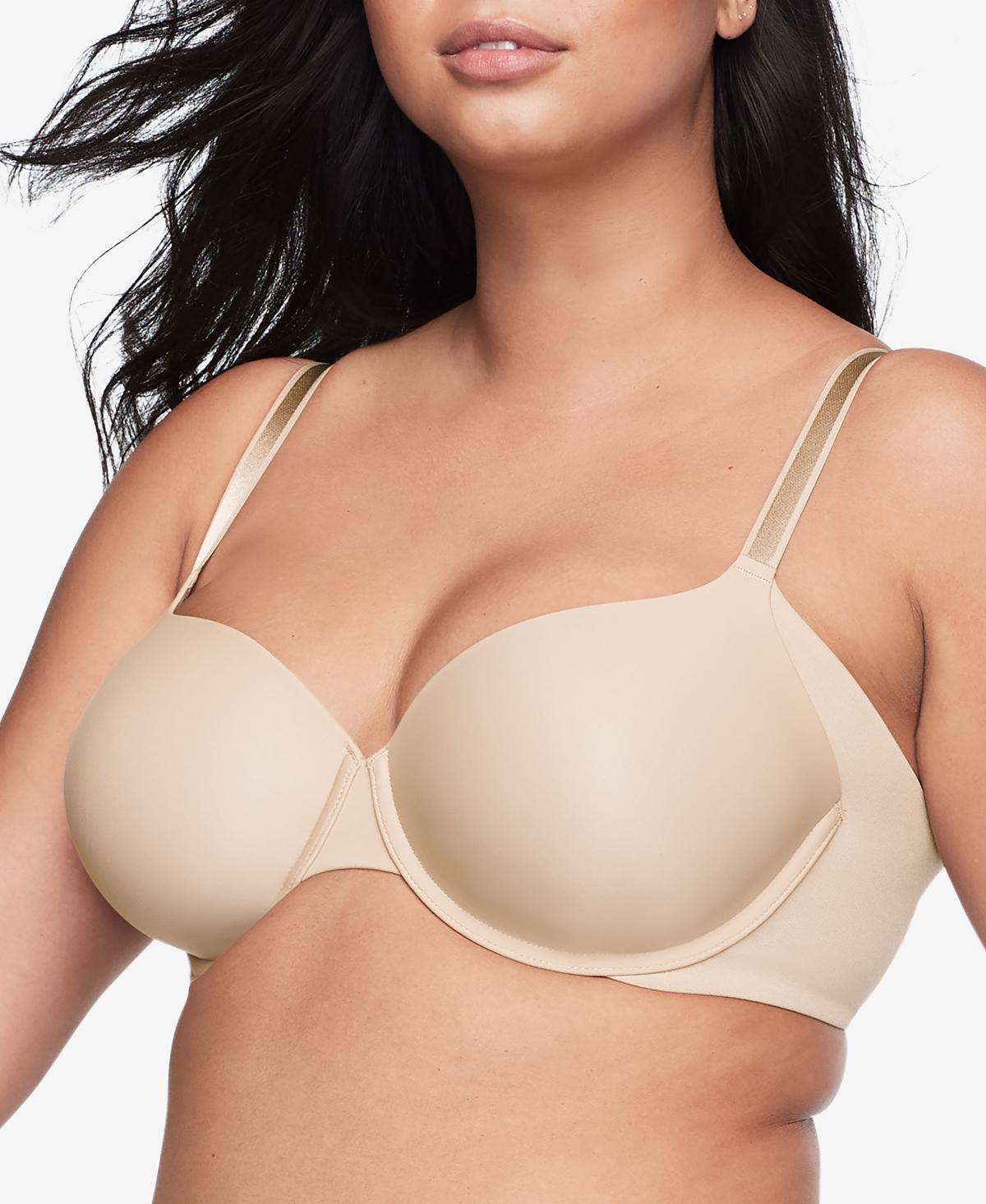 Warners No Side Effects® Seamless Underarm-Smoothing Comfort Underwire Lightly Lined T-Shirt Bra RA3061A, Women's, Size: 42 C, Blush Petals Product Image