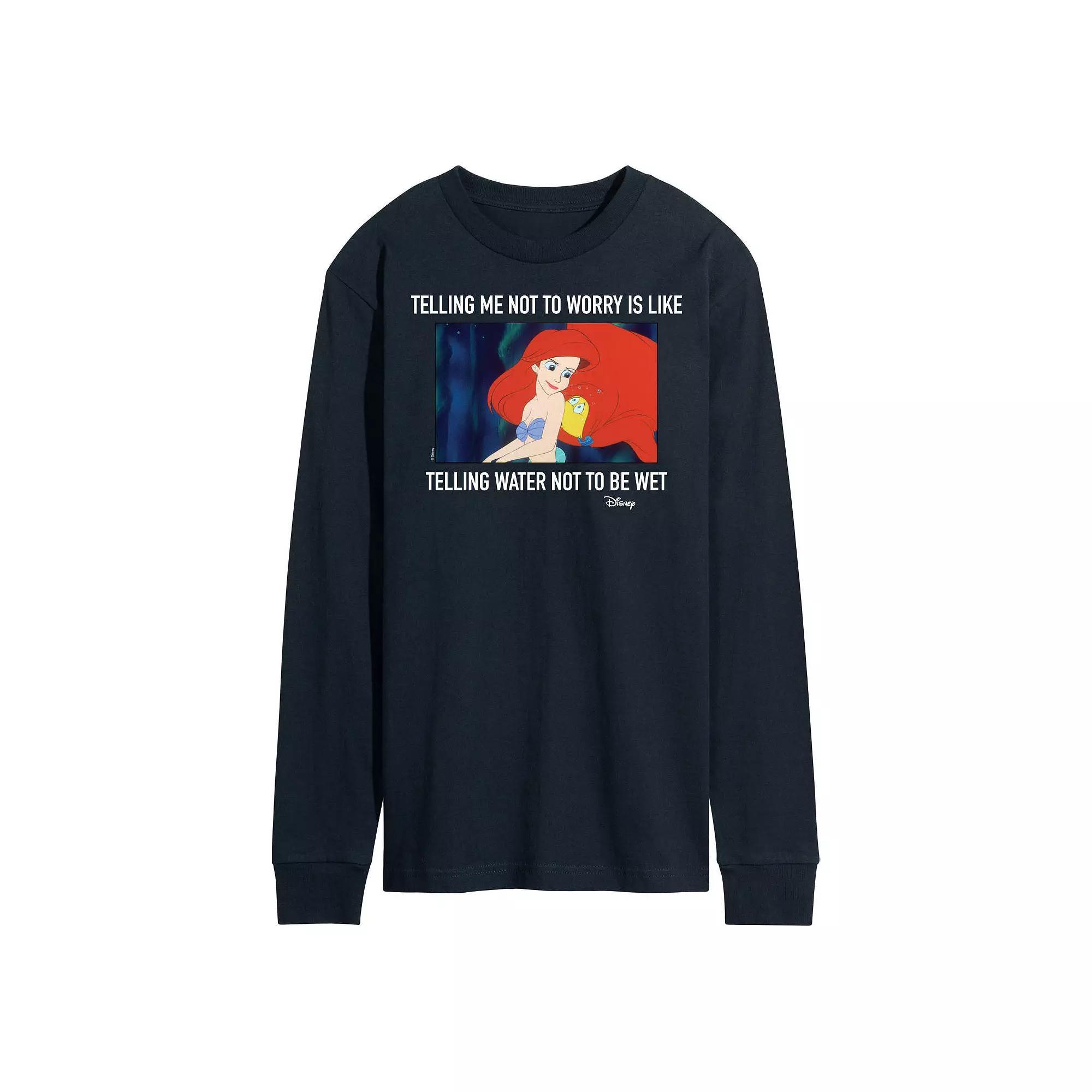 Disneys The Little Mermaid Mens Long Sleeve Tee Product Image