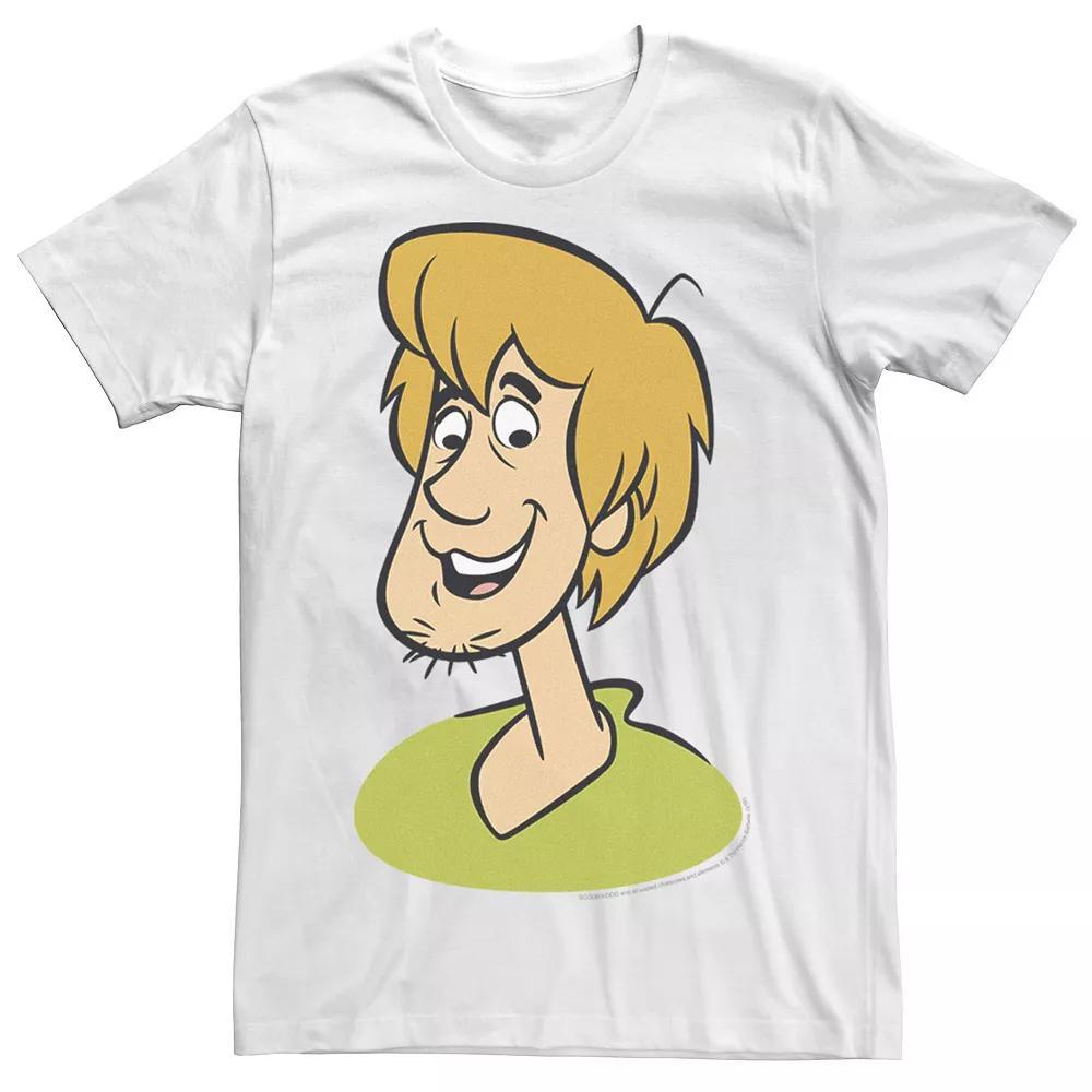 Men's Scooby Doo Shaggy Large Portrait Tee, White Product Image