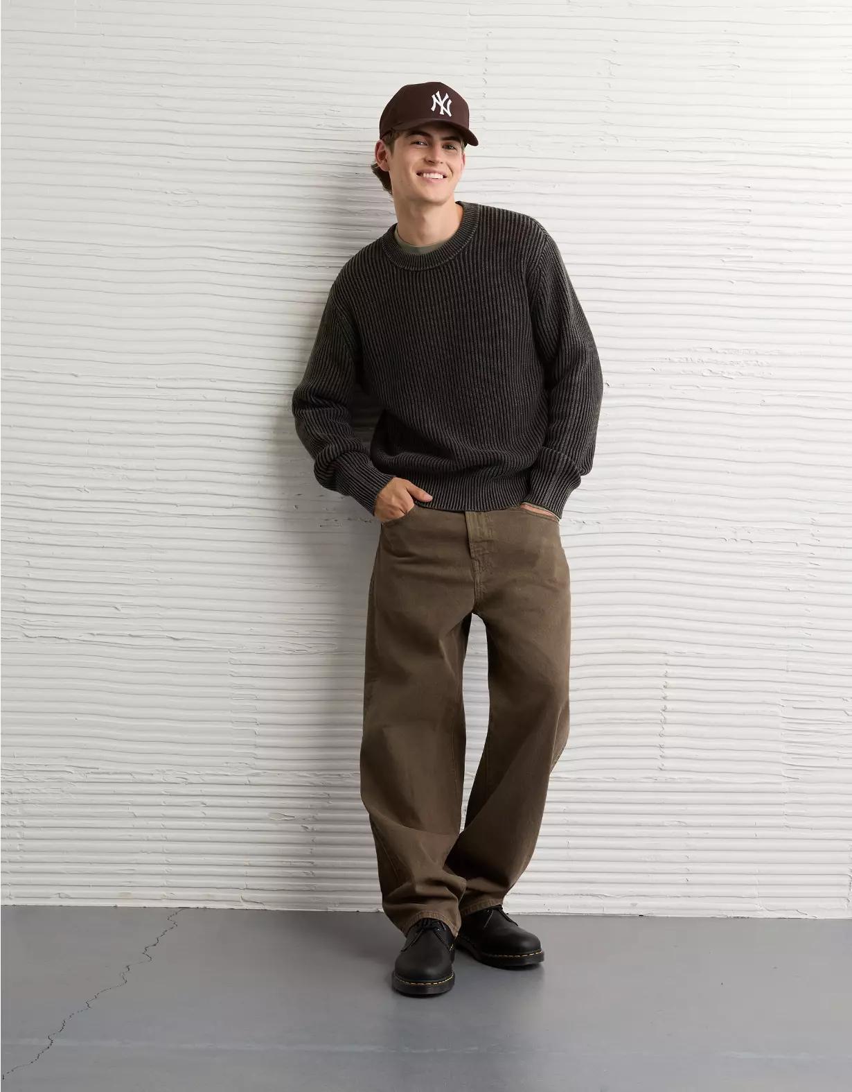 AE Fisherman Crew Neck Sweater Product Image