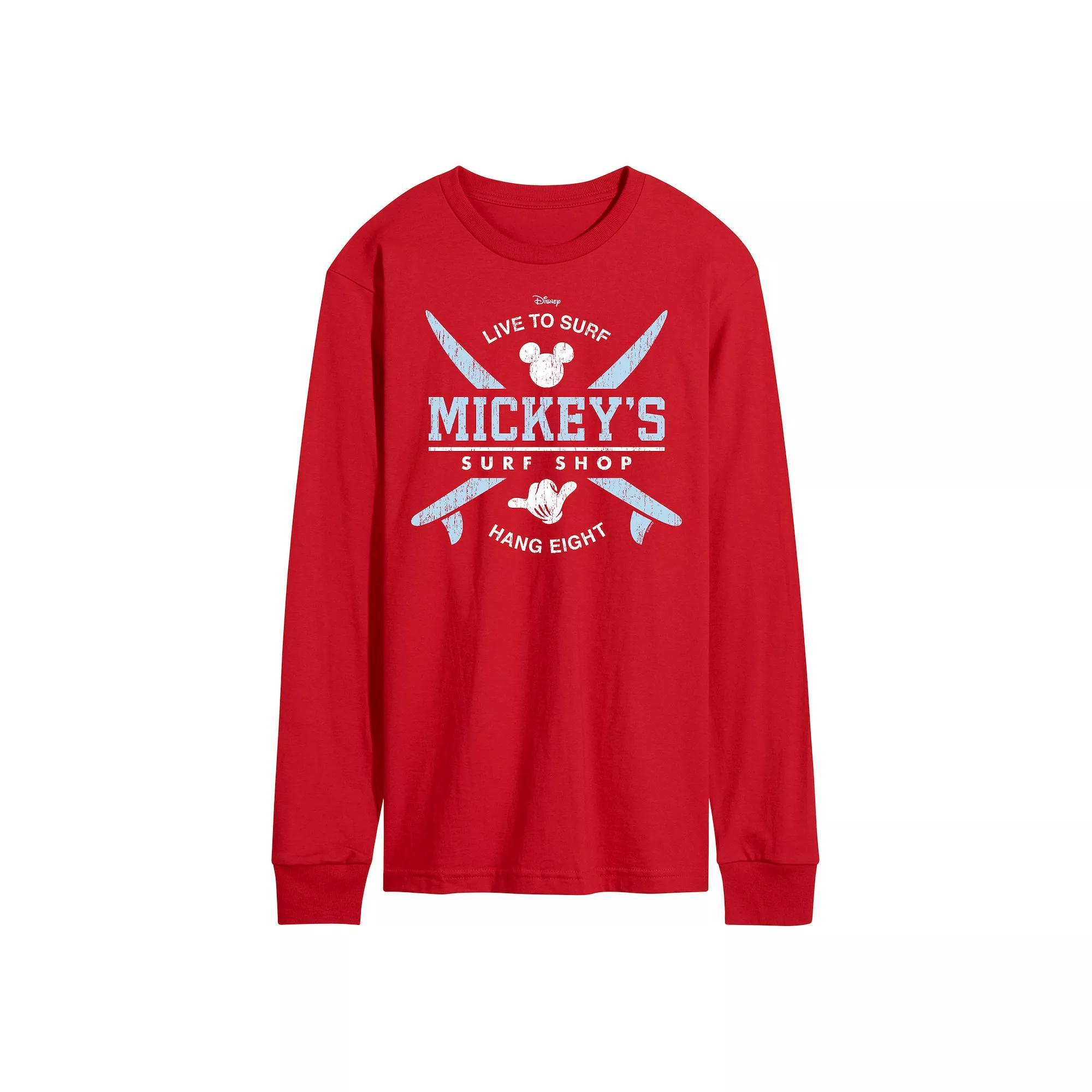 Disneys Mickey Surf Shop Mens Graphic Tee Product Image
