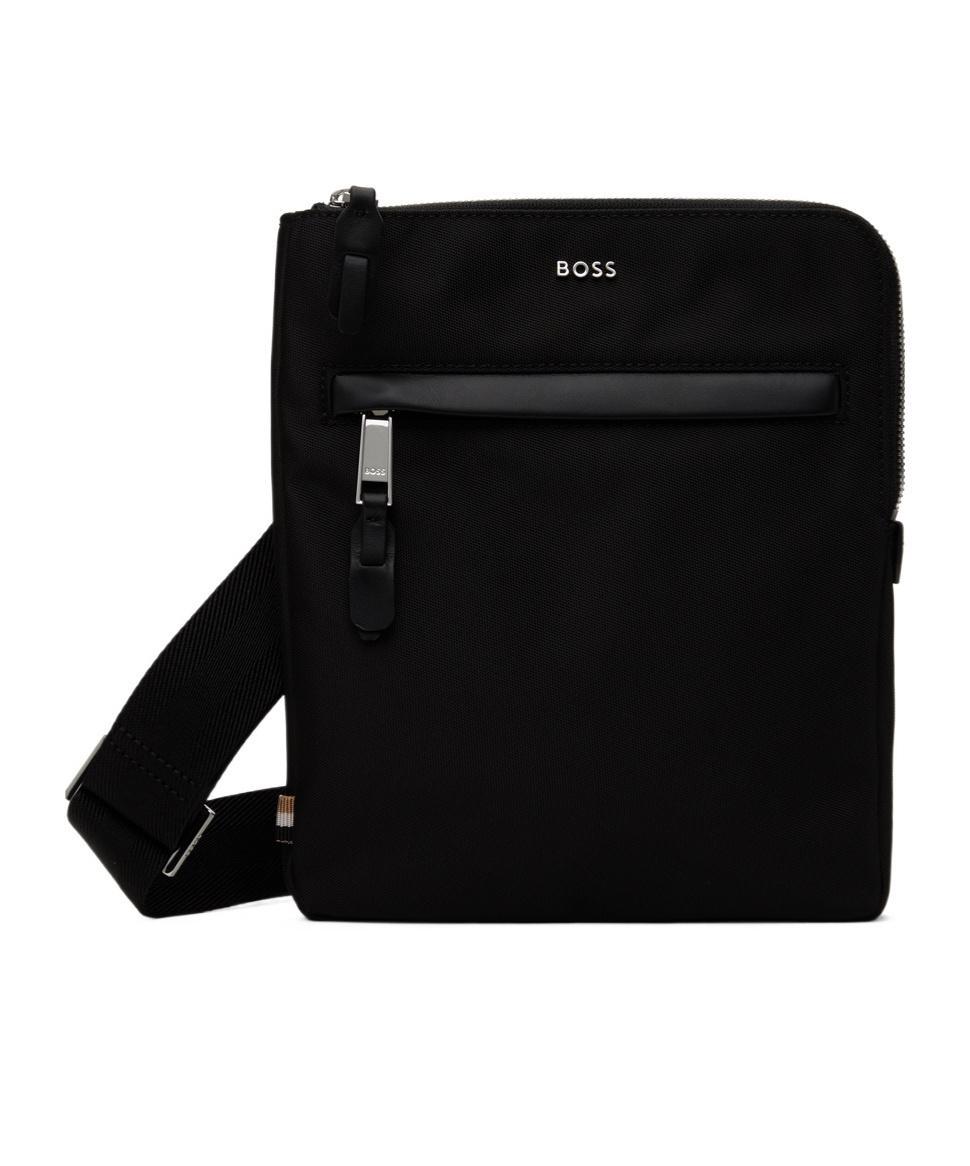 HUGO BOSS Highway Envelope Logo Cross-body Bag In Black Product Image