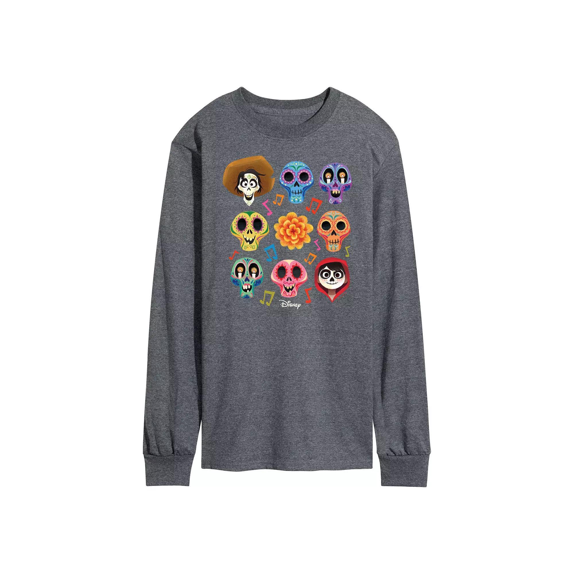 Men's Disney / Pixar's Coco Character Grid Tee, Size: Large, Blue Product Image