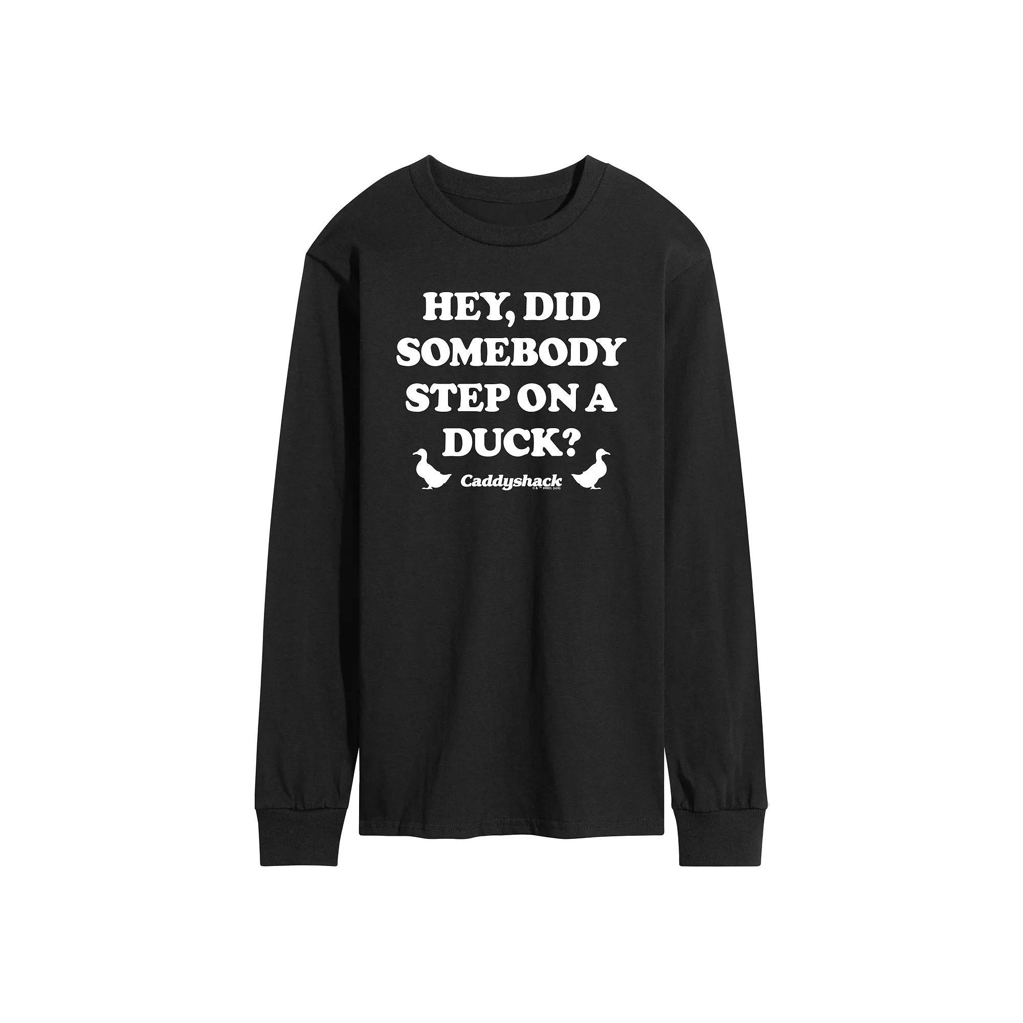 Mens Caddy Shack Step On A Duck Long Sleeve Graphic Tee Product Image