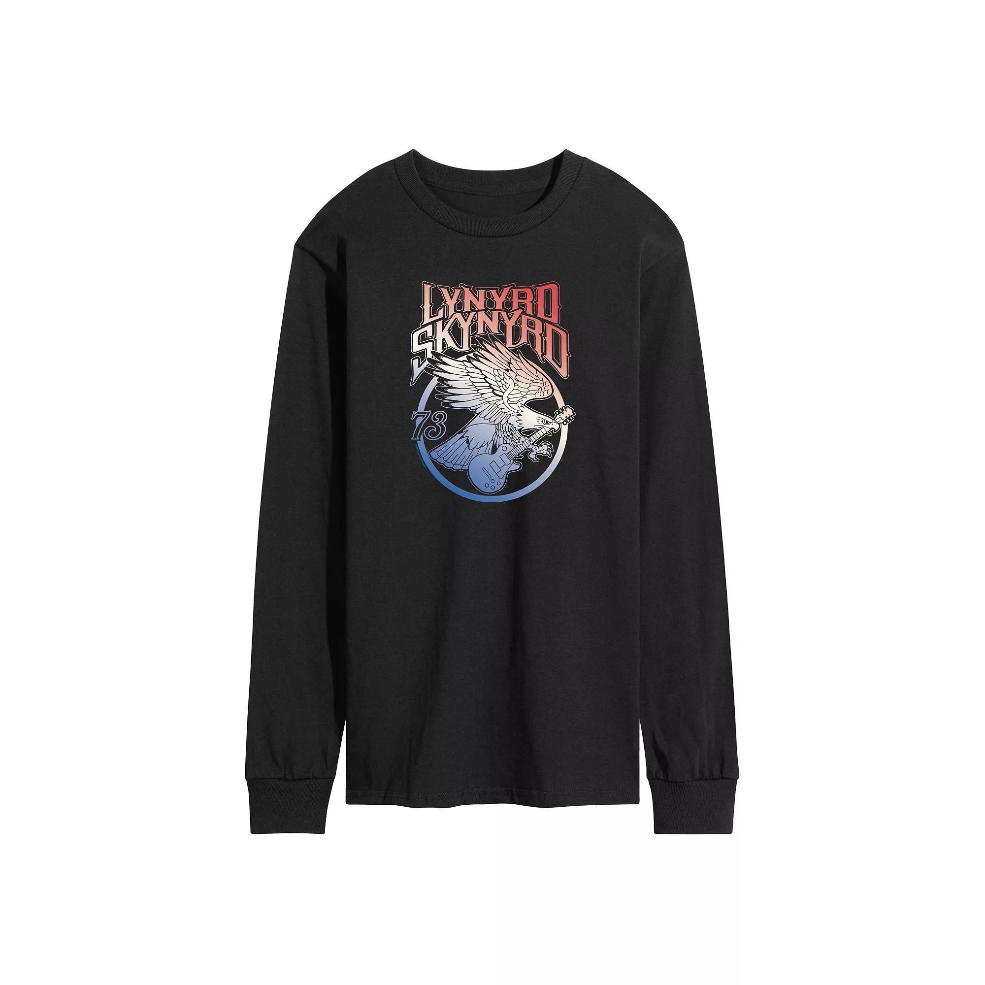 Mens Lynyrd Skynyrd Eagle Long Sleeve Graphic Tee Blue Product Image