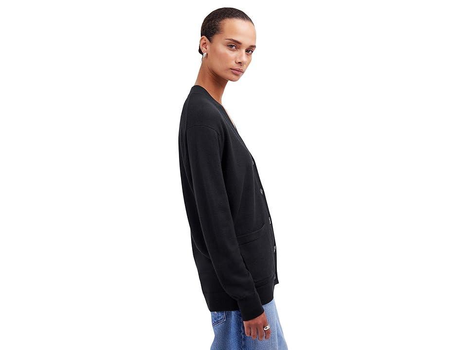 Madewell Frankie Merino Wool Boyfriend Cardigan (True ) Women's Sweater Product Image