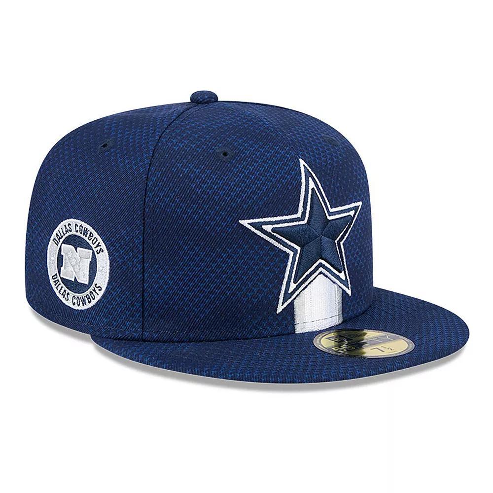 Men's New Era  Navy Dallas Cowboys 2024 Sideline 59FIFTY Fitted Hat, Size: 6 7/8, Blue Product Image
