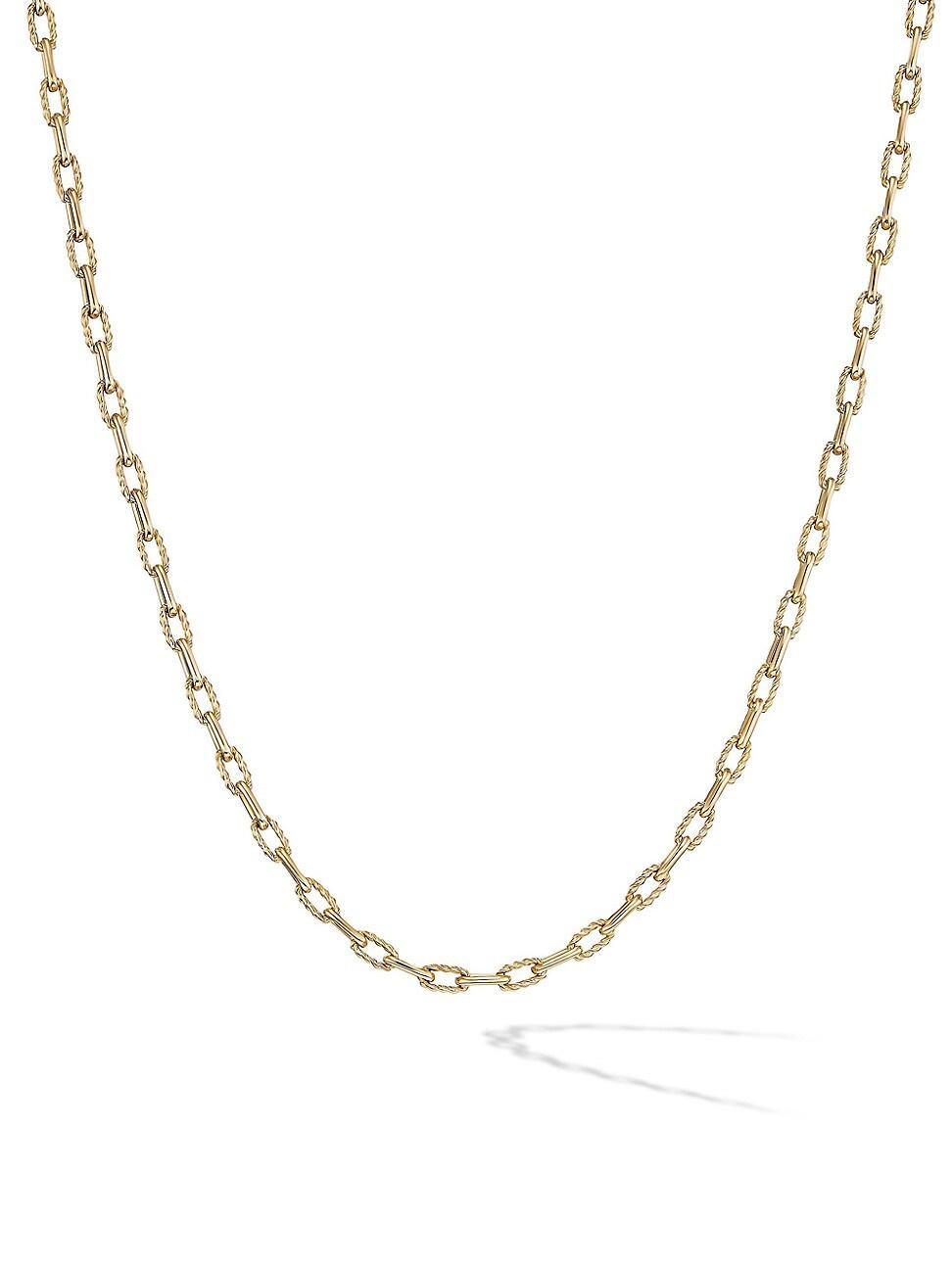 Mens DY Madison Chain Necklace In 18K Yellow Gold Product Image