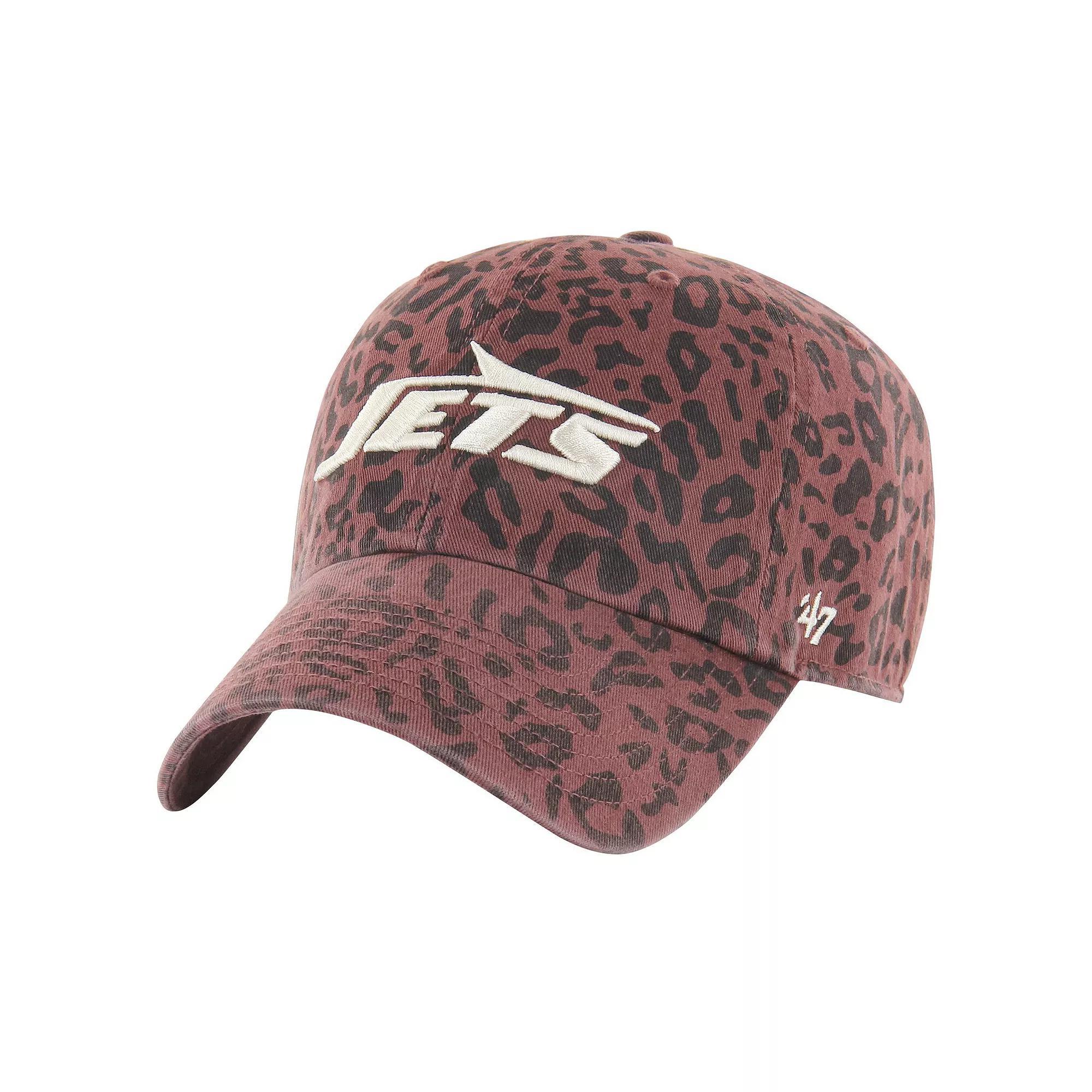 Women's '47  Brown New York Jets Tawny Clean Up Adjustable Hat Product Image