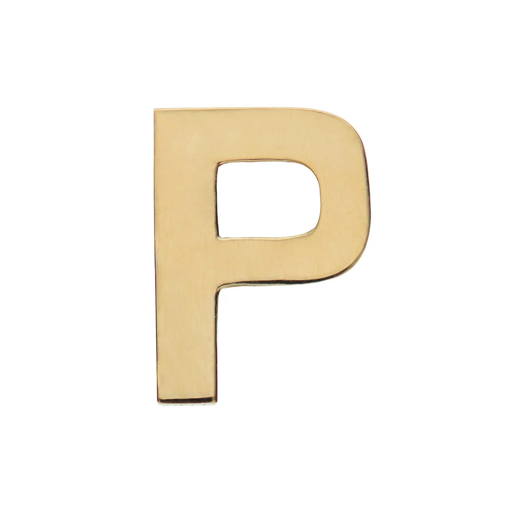 Au Naturale 14k Gold Initial Single Stud Earring, Women's Product Image