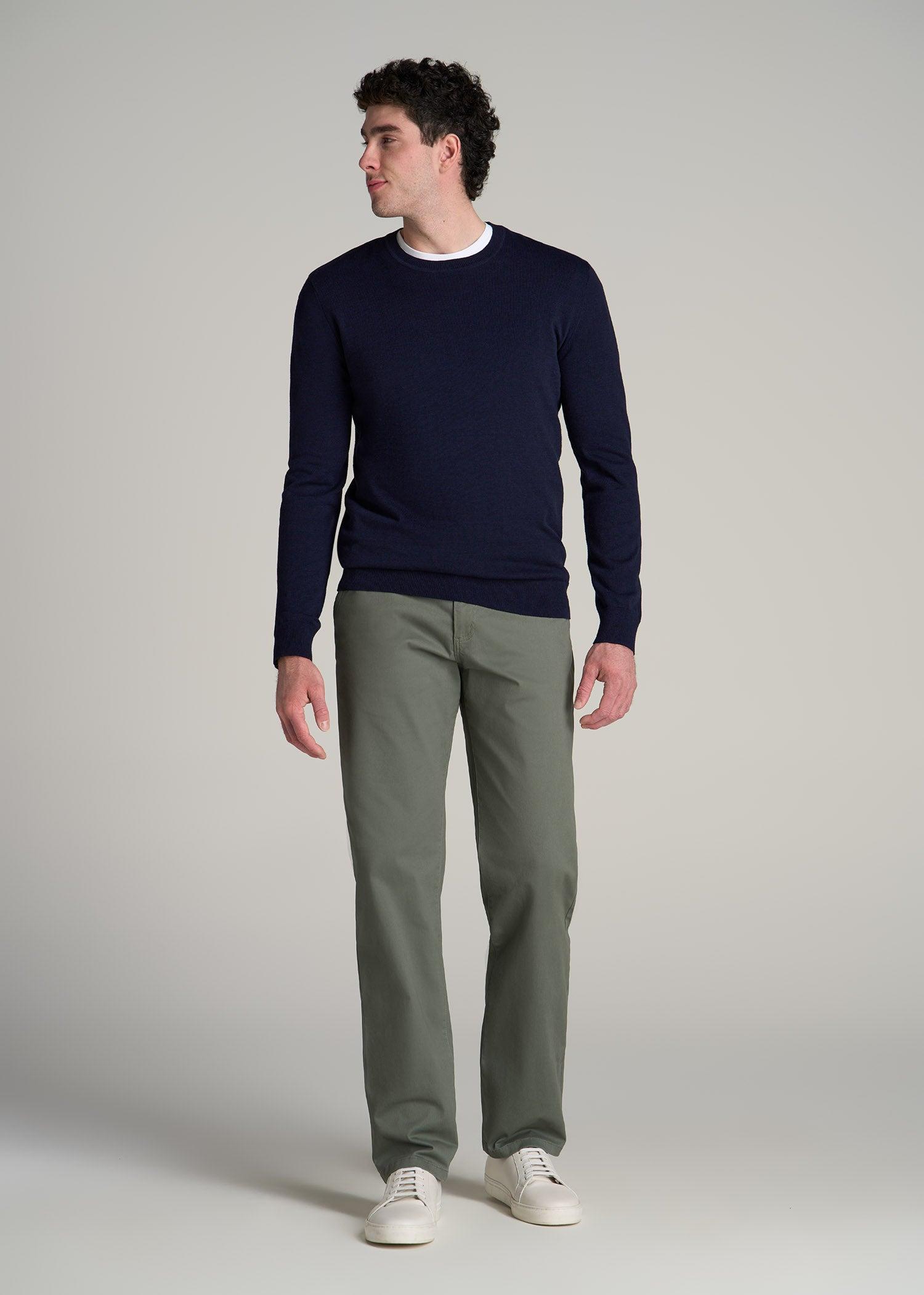 Mason RELAXED Chinos for Tall Men in Chocolate Product Image