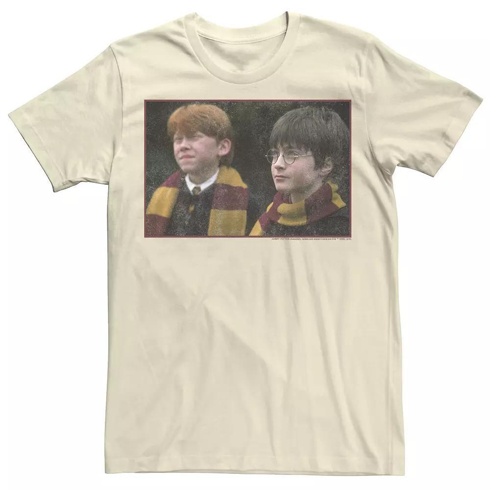 Men's Harry Potter & Ron Weasley Poster Tee, Size: Medium, Natural Product Image