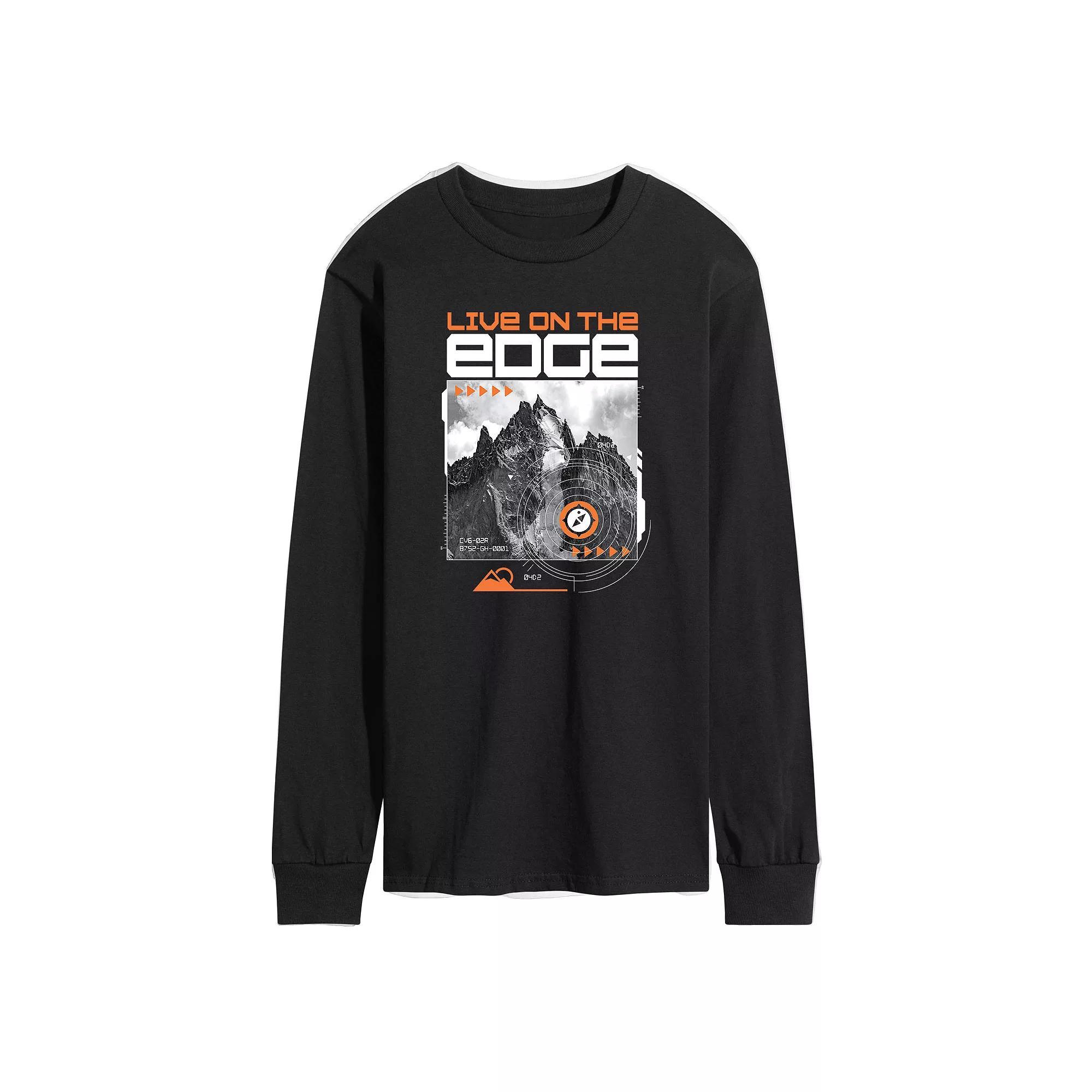 Mens Live on the Edge Long Sleeve Tee Product Image