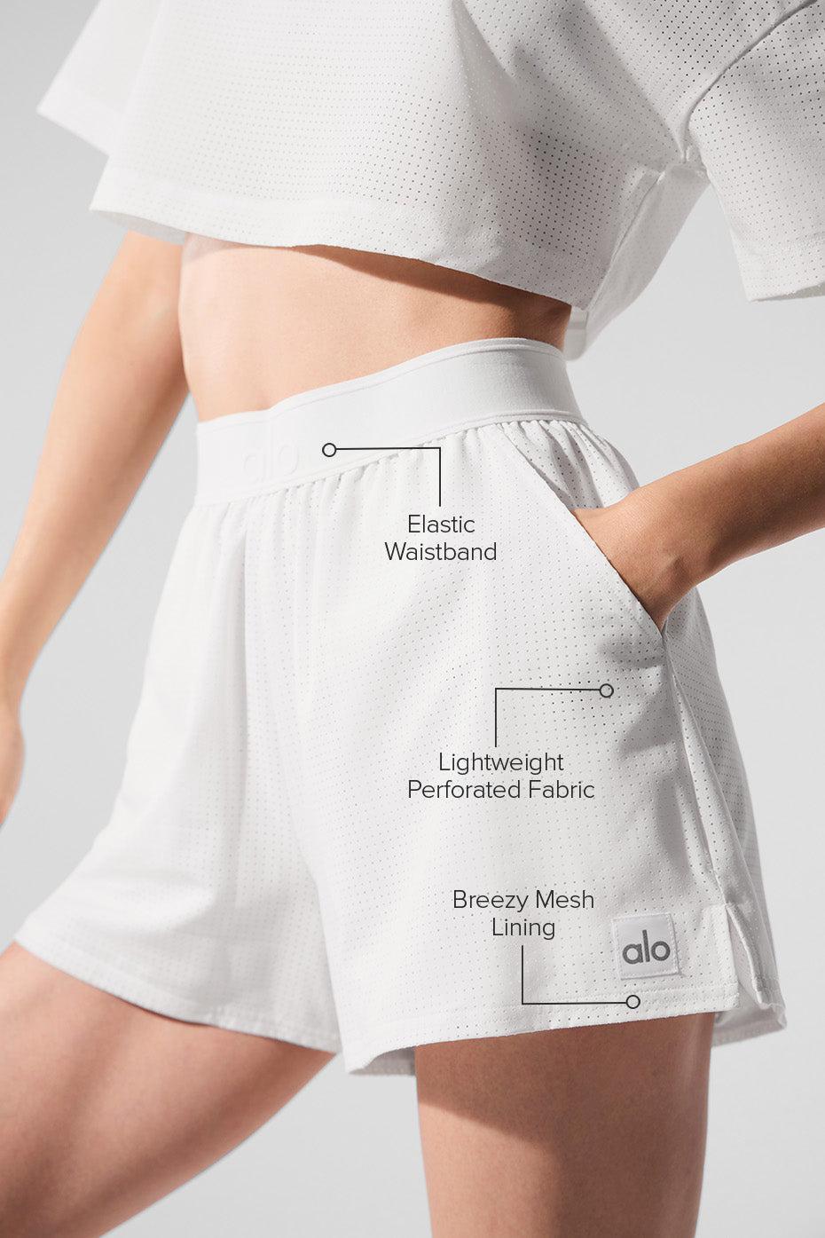 Mesh Mirage Short - White Product Image